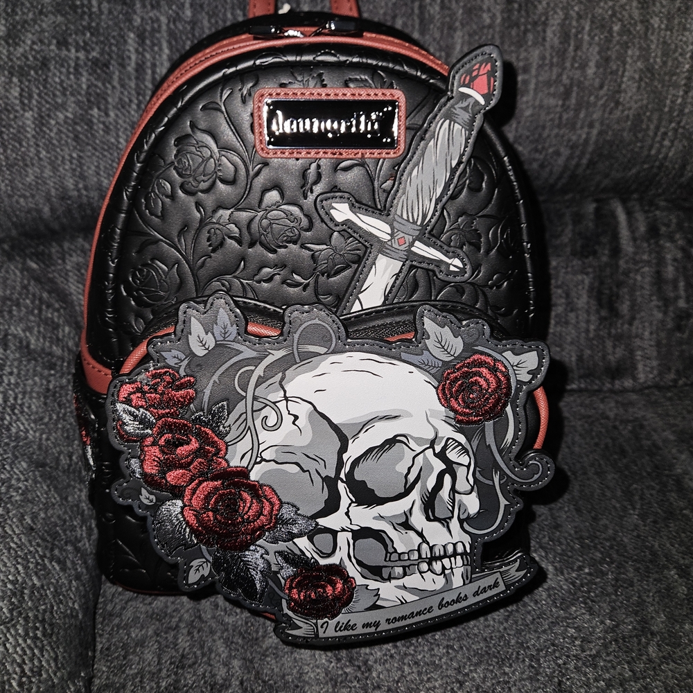 Loungefly Dark Romance Books-a-million Exclusive Backpack Nwt